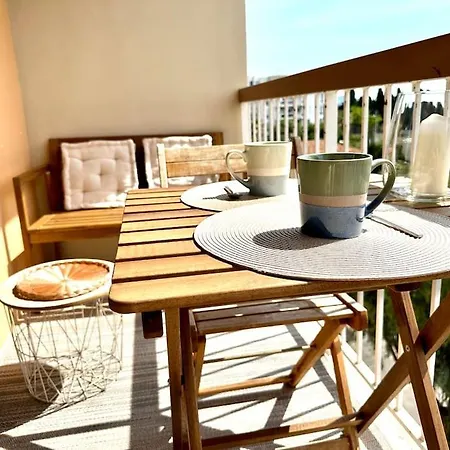 Joli 2 Pieces - Proche Aeroport - Terrasse Vue Mer Nice Exterior photo